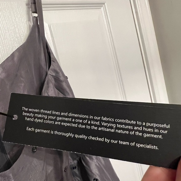 NEW AZEEZA Rachel Mini Dress in Embellished Smoke - Picture 8 of 10